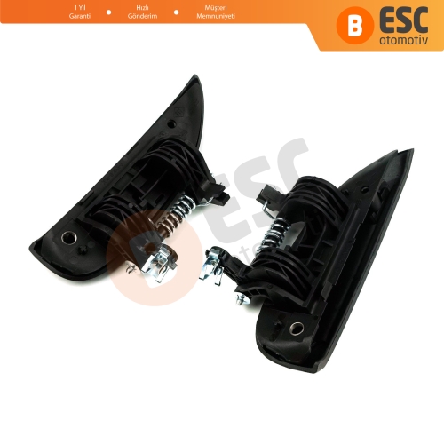 Dacia Sandero Logan MK2 Renault Clio Symbol MK3 için Kapı Dış Açma Kolu Set 806070421R 806067028R