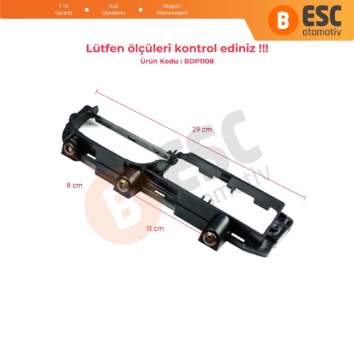 VW Golf Jetta 4 Bora için Sürücü Dörtlü Cam Düğme Alt Çerçevesi 1J1867179A