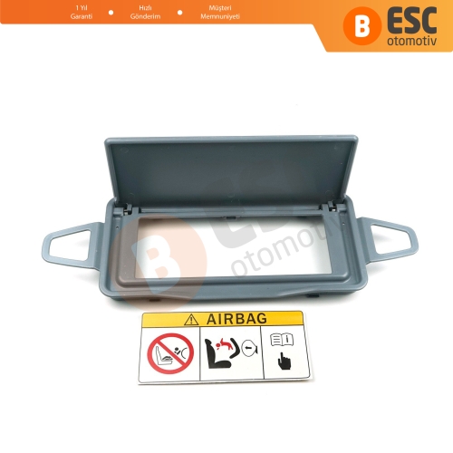 Mercedes E W212 CLS W218 için Güneşlik Makyaj Ayna Kapağı Gri 2128103710