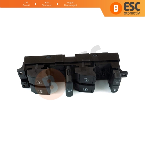 VW Golf 4 Passat B5 Jetta Bora Seat Toledo İçin Ön Sol Dörtlü Cam Açma Düğmesi 1J4959857B