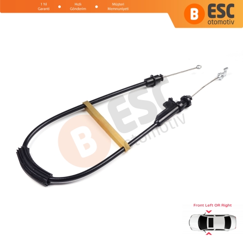 VW Passat B6 B7 2005-2015 CC 3C8837017A için  Ön Sağ veya Sol Dış Kapı Kilidi Açma Teli 