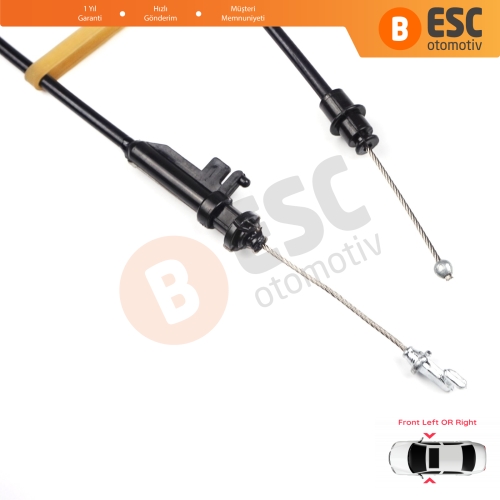 VW Passat B6 B7 2005-2015 CC 3C8837017A için  Ön Sağ veya Sol Dış Kapı Kilidi Açma Teli 