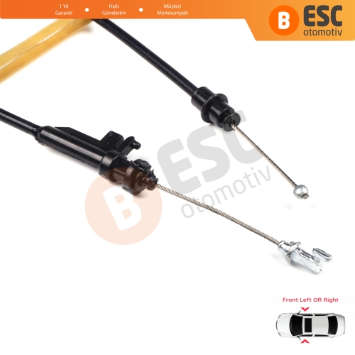 VW Passat B6 B7 2005-2015 CC 3C8837017A için  Ön Sağ veya Sol Dış Kapı Kilidi Açma Teli 