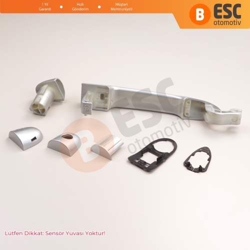 Renault Fluence Megane 3 Clio 4 Scenic 3 Captur 1 için Dış Kapı Açma Kolu Krom Renk 806B02596R