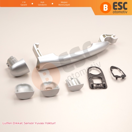 Renault Fluence Megane 3 Clio 4 Scenic 3 Captur 1 için Dış Kapı Açma Kolu Krom Renk 806B02596R