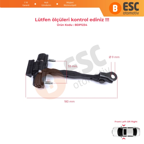 Opel Astra K Crossland X İçin Ön Kapı Gergi Yayı 13456208