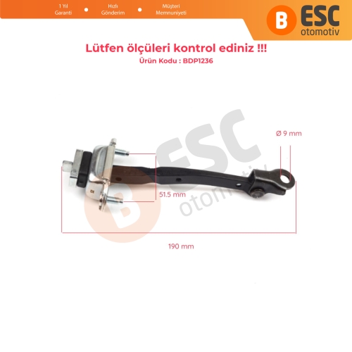 Opel Mokka A J13 2013-2020 İçin Ön Kapı Gergi Yayı 42467900