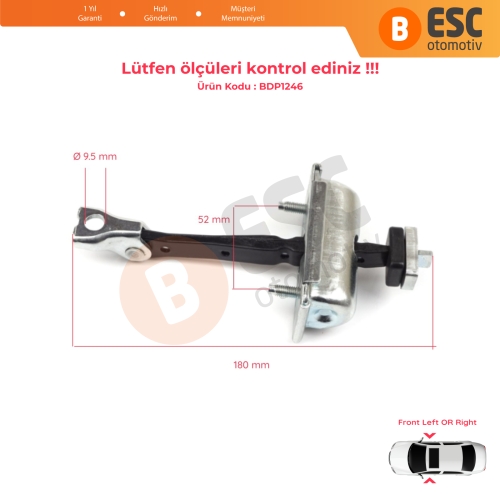 Opel Adam M13 2012-2019 İçin Ön Kapı Gergi Yayı 13412690