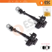Renault Captur MK1 J87 H5 J5 2013-2019 824305607R İçin 2 EA Arka Sağ ve Sol Kapı Gergi Yayı