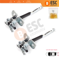 Fiat Doblo MPV Van Cargo MK1 119 223 2001-2010 46790818 İçin 2 EA Arka Bagaj Kapı Gergi Yayı 