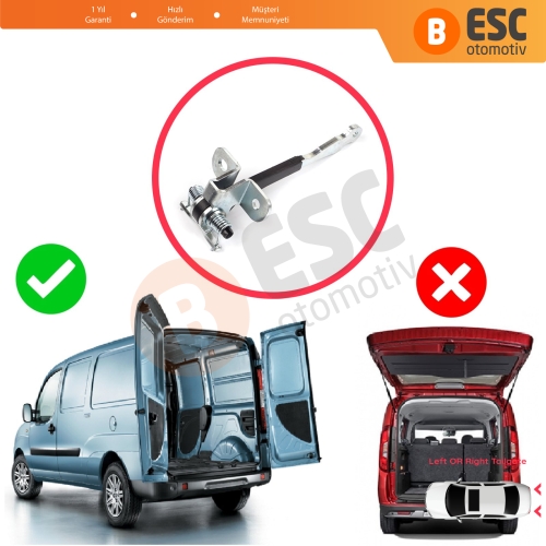 Fiat Doblo MPV Van Cargo MK1 119 223 2001-2010 46790818 İçin Arka Bagaj Kapı Gergi Yayı 