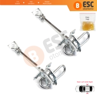Fiat Panda MK2 169 2003-2012 46826530 İçin 2 EA Arka Sağ ve Sol Kapı Gergi Yayı