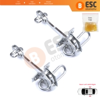 Fiat Punto MK2 188 5-Kapı 1999-2012 51790088 İçin 2 EA Arka Sağ ve Sol Kapı Gergi Yayı