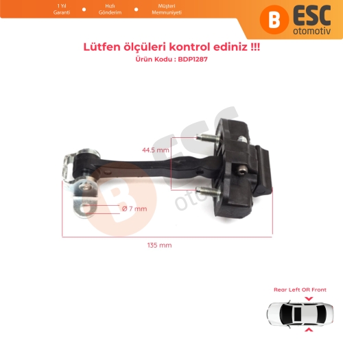 Alfa Romeo 159 939 2004–2011 50510941 İçin Arka Kapı Gergi Yayı