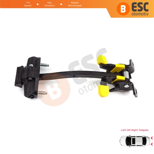 Fiat Fiorino Qubo 225 2007-2024 Citroen Nemo Peugeot Bipper Tepee 9035AQ İçin Arka Bagaj Kapı Gergi Yayı