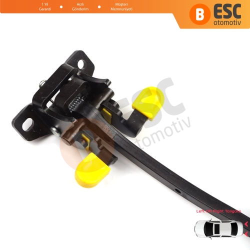 Fiat Fiorino Qubo 225 2007-2024 Citroen Nemo Peugeot Bipper Tepee 9035AQ İçin Arka Bagaj Kapı Gergi Yayı