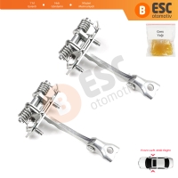 Citroen C3 Pluriel 2003-2010 9181H3 İçin 2 EA Ön Sağ ve Sol Kapı Gergi Yayı 