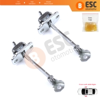 Citroen C1 Peugeot 107 Toyota Aygo 2005-2014 5-Kapı HB B000760180 İçin 2 EA Ön Sağ ve Sol Kapı Gergi Yayı
