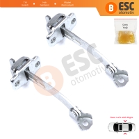 Citroen C1 Peugeot 107 Toyota Aygo 2005-2014 5-Kapı HB 9181J6 İçin 2 EA Arka Sağ ve Sol Kapı Gergi Yayı