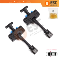 Mini Cooper MK1 MK2 R50 R52 R53 R55 R56 R57 R58 R59 2003-2015 51217176811 İçin 2 EA Ön Sağ ve Sol Kapı Gergi Yayı 