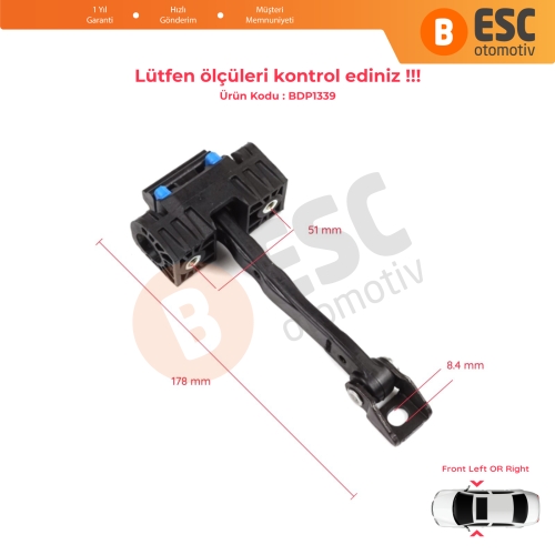 Mini Cooper MK3 F56 F57 2013-2024 3-Kapı Hatchback Convertible 51217297261 için Kapı Gergisi