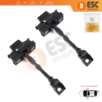 VW UP! Skoda Citigo Seat Mii 2011-2024 5-Kapı HB 1S0837249 İçin 2 EA Ön Sağ ve Sol Kapı Gergi Yayı