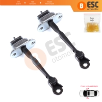 Toyota Corolla E11 Sprinter MK8 Carib MK3 1995-2002 4/5 Kapı 6862012060 İçin 2 EA Ön Sağ ve Sol Kapı Gergi Yayı 