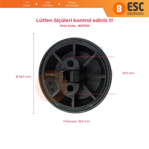 BMW E36 İçin Çıkarılabilir Plastik Kapağı Noktası 51711960752