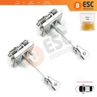 Peugeot 607 9D 9U 1999-2010 9181F4 İçin 2 EA Ön Sağ ve Sol Kapı Gergi Yayı