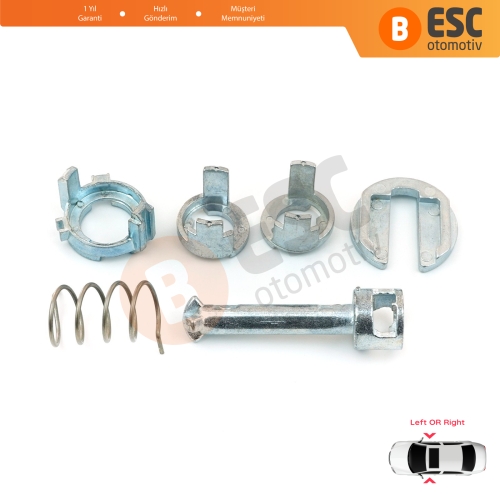 BMW 3 E46 323i 325i 328i 330i M3 1998-2007 51218244050 İçin Ön Kapı Kilidi Tamir Takımı 45 mm