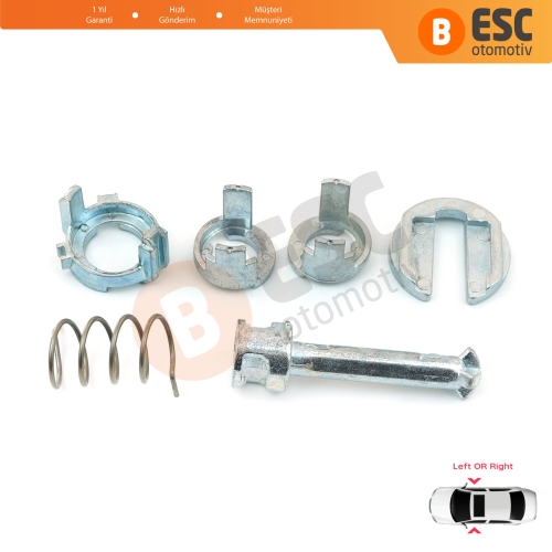 BMW 3 E46 323i 325i 328i 330i M3 1998-2007 51218244050 İçin Ön Kapı Kilidi Tamir Takımı 45 mm