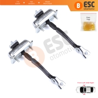 BMW X3 F25 2010-2017 X4 F26 2013-2018 51217205572 İçin 2 EA Ön Sağ ve Sol Kapı Gergi Yayı