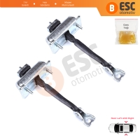 BMW X3 F25 2010-2017 X4 F26 2013-2018 51227205613 İçin 2 EA Arka Sağ ve Sol Kapı Gergi Yayı