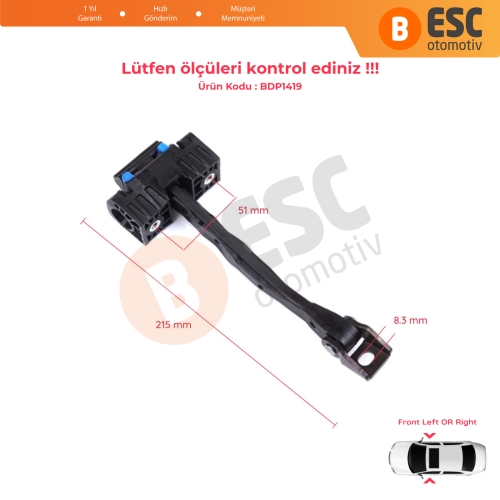 VW Touareg MK2 7P 7P5 7P6 2010-2018 7P0837249 İçin Ön Sağ veya Sol Kapı Gergisi
