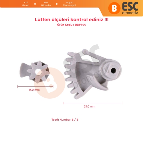 Fiat Linea Albea Palio Punto Siena için Sol Kapı Kilit Tamir Dişlisi 46847045