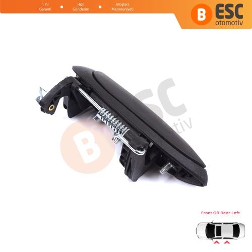 Renault Clio 2 Megane 1 Scenic 1 Symbol Thalia Logan Platina Lada Largus 7700426086 için Sol Kapı Dış Açma Kolu