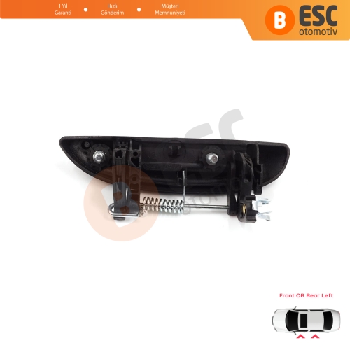Renault Clio 2 Megane 1 Scenic 1 Symbol Thalia Logan Platina Lada Largus 7700426086 için Sol Kapı Dış Açma Kolu