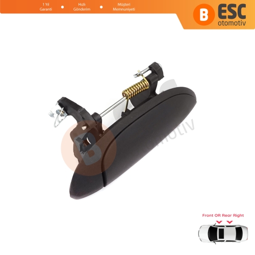 Renault Clio 2 Megane 1 Scenic 1 Symbol Thalia Logan Platina Lada Largus 7700426087 için Sağ Kapı Dış Açma Kolu