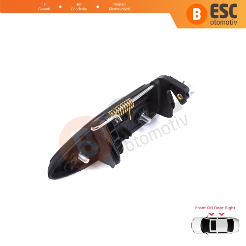 Renault Clio 2 Megane 1 Scenic 1 Symbol Thalia Logan Platina Lada Largus 7700426087 için Sağ Kapı Dış Açma Kolu