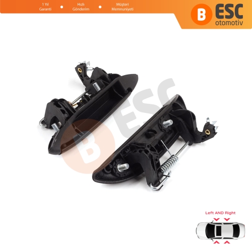 Renault Clio 2 Megane 1 Scenic 1 Symbol Thalia Logan Platina Lada Largus için Kapı Dış Açma Kolu Seti