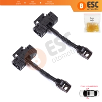 Skoda Superb MK2 II B6 3T 3T4 3T5 2008-2015 3T0837249C İçin 2 EA Ön Sağ ve Sol Kapı Gergi Yayı