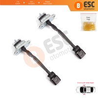 Skoda Octavia MK2 A5 1Z3 1Z5 2004-2013 1Z0837249D İçin 2 EA Ön Sağ ve Sol Kapı Gergi Yayı