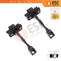 Skoda Octavia MK3 III A7 5E 5E3 5E5 2012-2021 5E0839249 İçin 2 EA Arka Sağ ve Sol Kapı Gergi Yayı