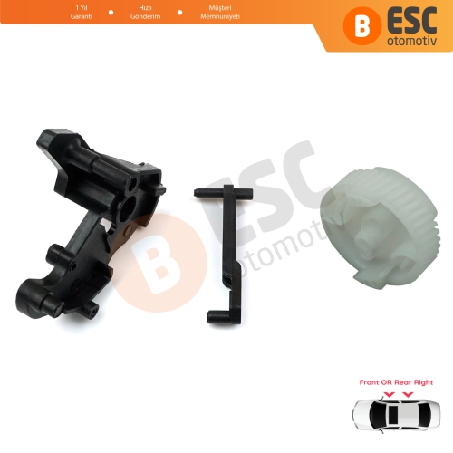 BMW 1 3 5 X5 X6 Z4 E90 E91 E92 E93 için Sağ Kapı Kilit Tamir Seti 51217202146