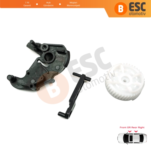 BMW 1 3 5 X5 X6 Z4 E90 E91 E92 E93 için Sağ Kapı Kilit Tamir Seti 51217202146