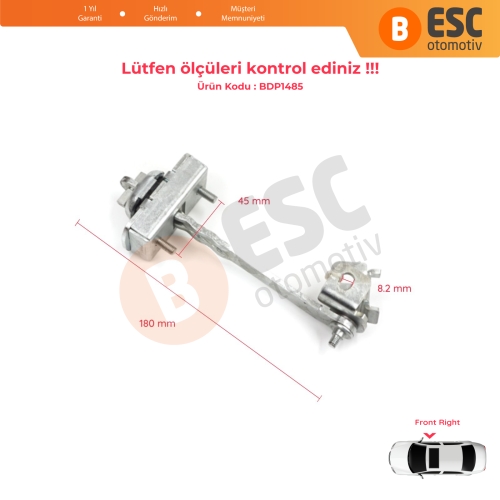 Mercedes Sprinter W901 W902 W903 W904 W905 VW LT MK2 1996-2006 A9017200916 İçin Ön Sağ Kapı Gergisi