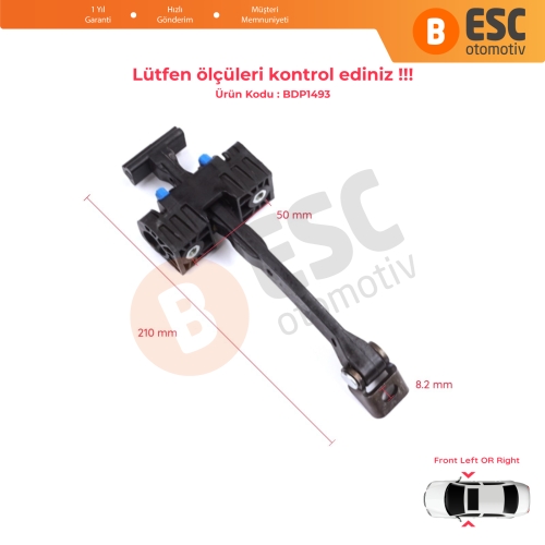 Audi A4 S4 RS4 B8 8K 8K2 8K5 8KH 2007-2016 8K0837249D İçin Ön Sağ veya Sol Kapı Gergisi