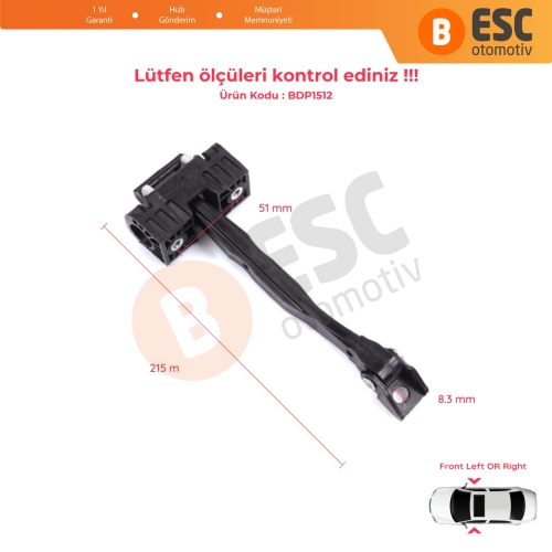 Audi Q5 SQ5 MK2 II FY 80A 2016-2025 80A837249 İçin Ön Sağ veya Sol Kapı Gergisi