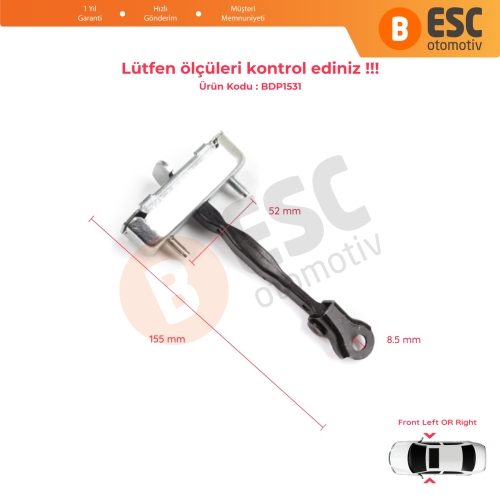 Toyota Corolla E120 2000-2007 Verso MK1 2001-2004 68610-12170 İçin Ön Sağ veya Sol Kapı Gergisi