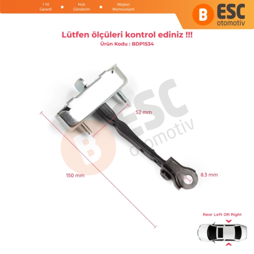 Toyota Corolla MK10 E15 2006-2013 6863002130 İçin Arka Sağ veya Sol Kapı Gergisi